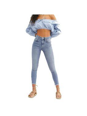 NEW We the Free Raw - Size 26 Women's High-Rise Jegging at Free People in Sierra